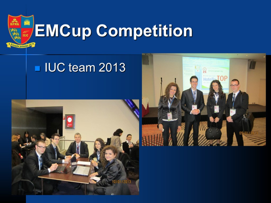 EMCup Competition IUC team 2013